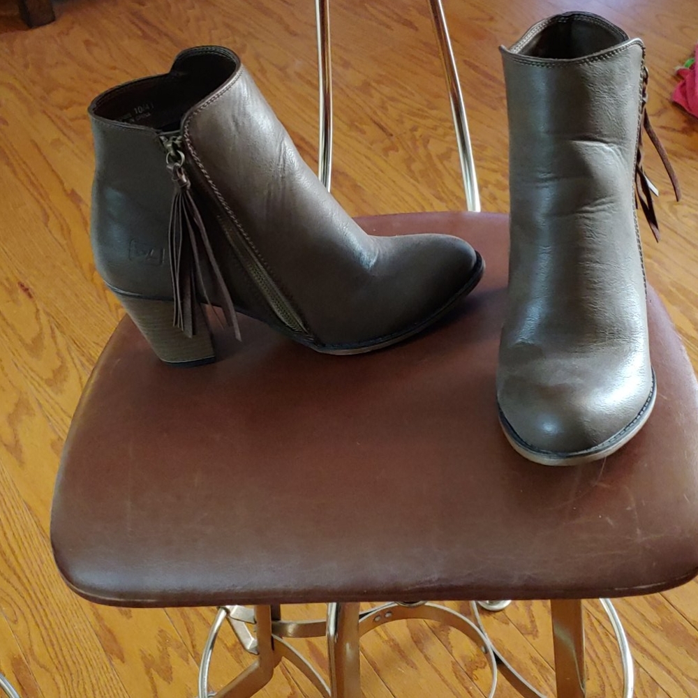 Brown booties
